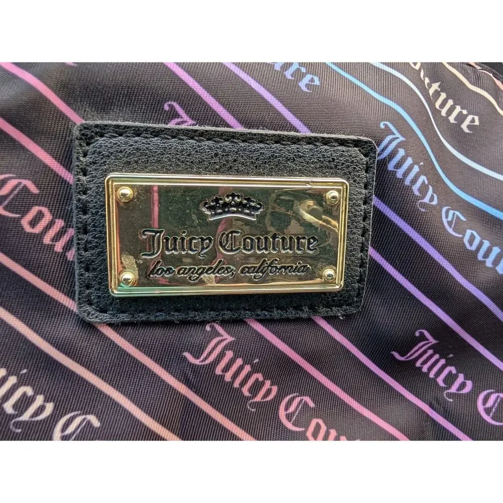 Juicy Couture XL Weekender Bag Rainbow Diagonal Stripe 